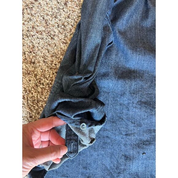 J.CREW Women's Keeper Denim Chambray Shirt, Button Down, Size 6, Classic, Cotton - Picture 10 of 11